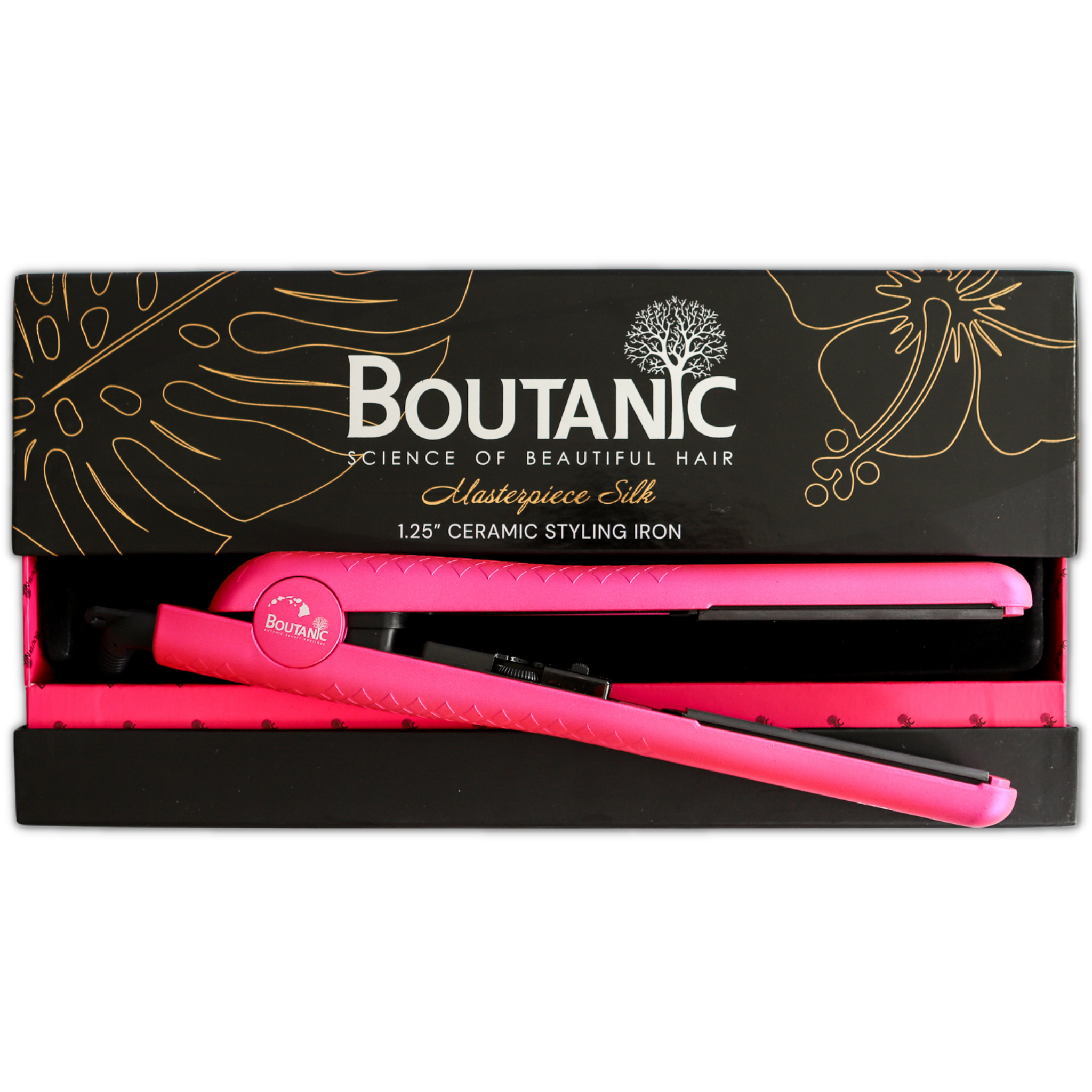 ハワイ購入 BOUTANICストレートヘアアイロン ピンク 美品動作 ハワイ購入 BOUTANICストレートヘアアイロン ピンク 美品動作