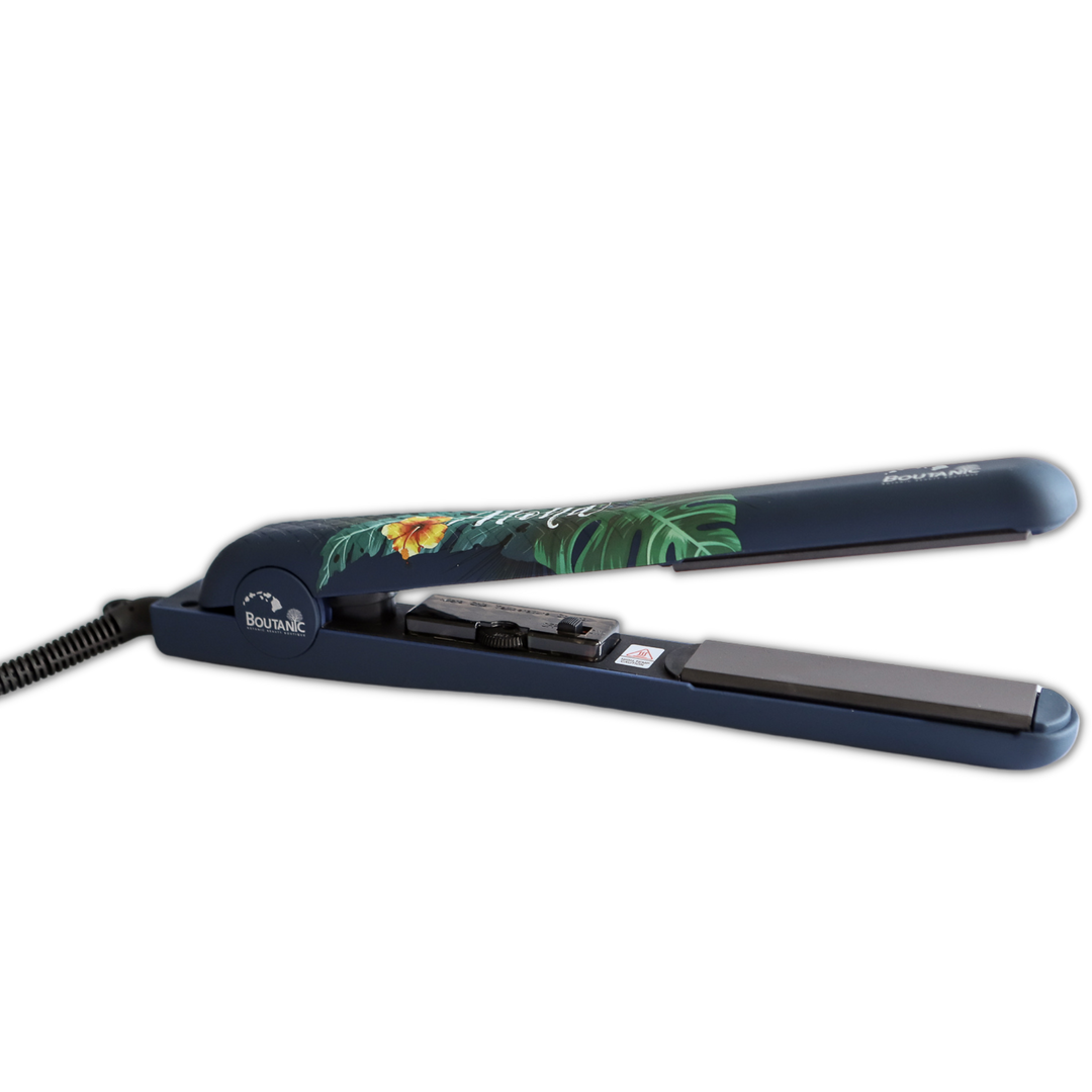 MASTERPIECE BLUE ALOHA PRINT | 1.25" Ceramic Styling Iron