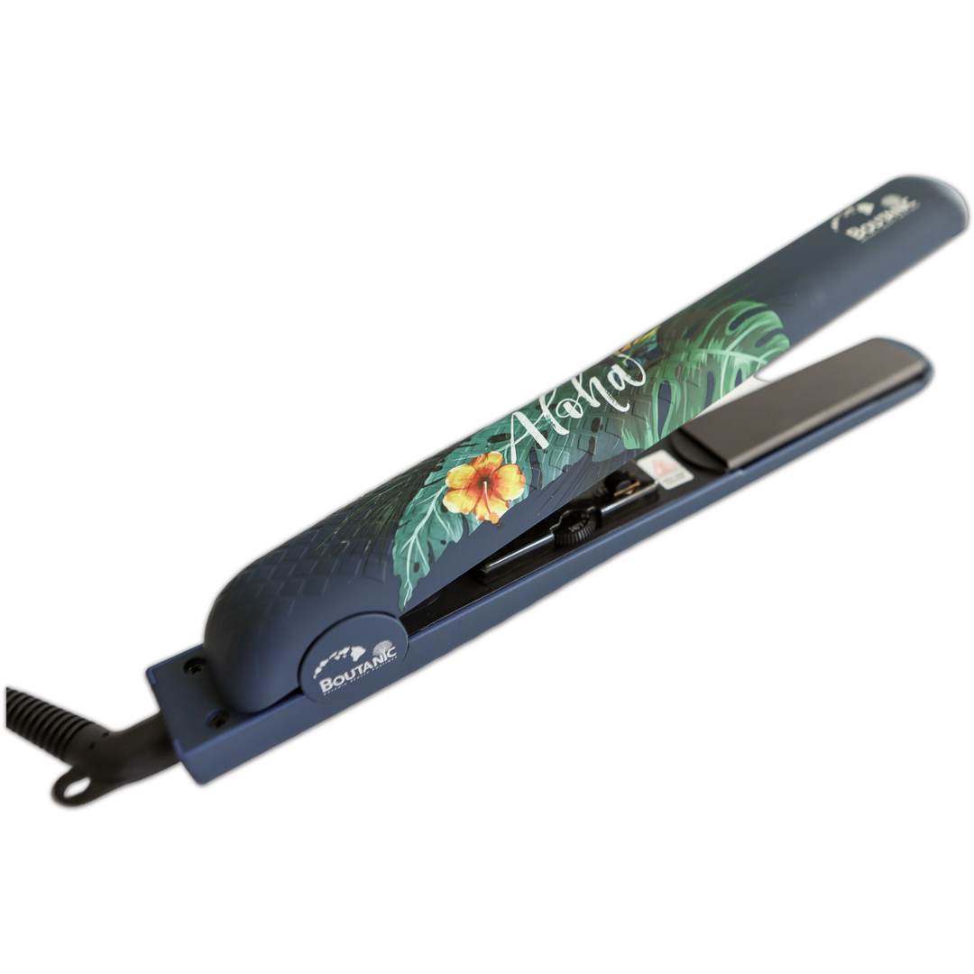 MASTERPIECE BLUE ALOHA PRINT | 1.25" Ceramic Styling Iron