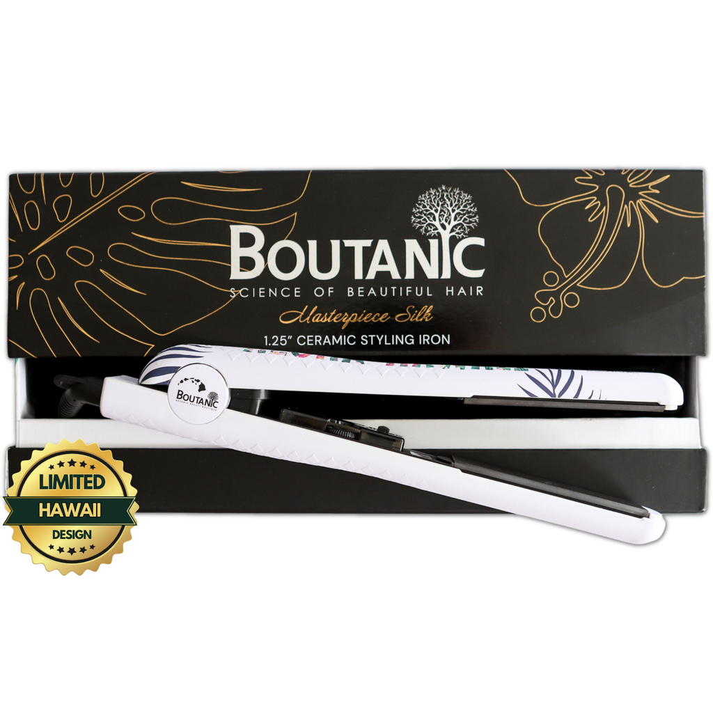 BOUTANIC ボタニック ハワイ限定 花柄 ヘアアイロン 日本未発売 レア BOUTANIC ボタニックハワイ限定花柄ヘアアイロン日本未発売レア